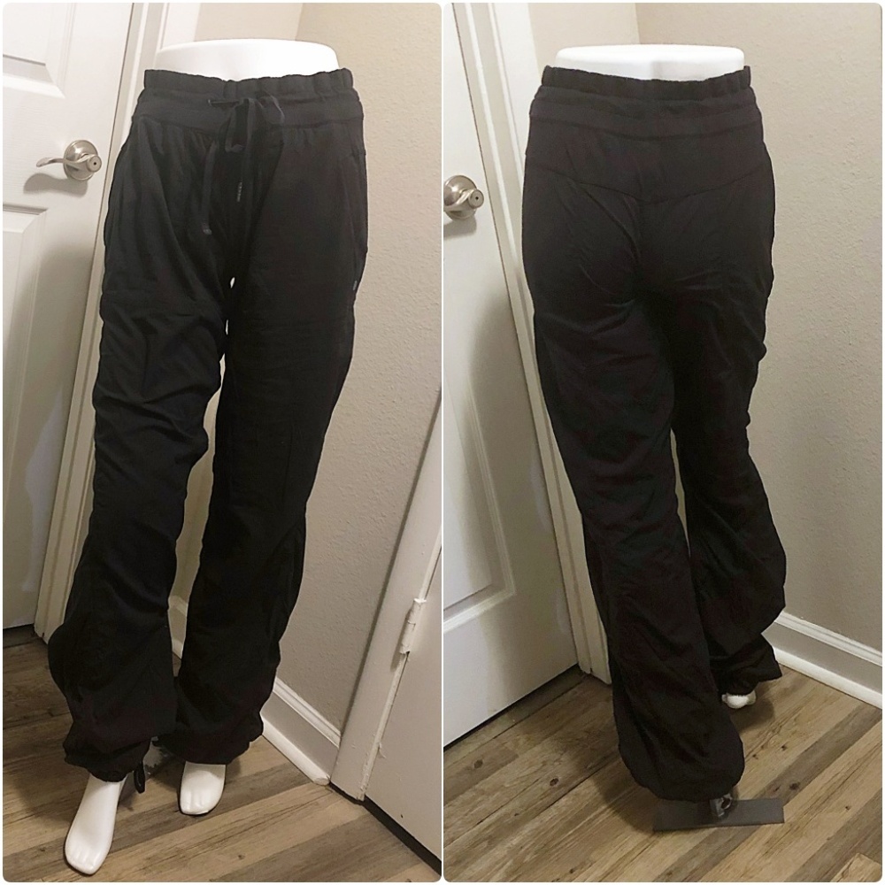 SOLD Lululemon Black Adjustable Dance Studio Pant - Picture 4 of 8